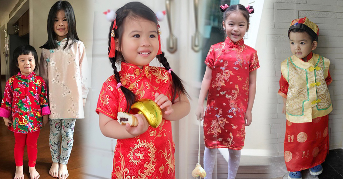 ลูกดาราใส่ชุดจีน